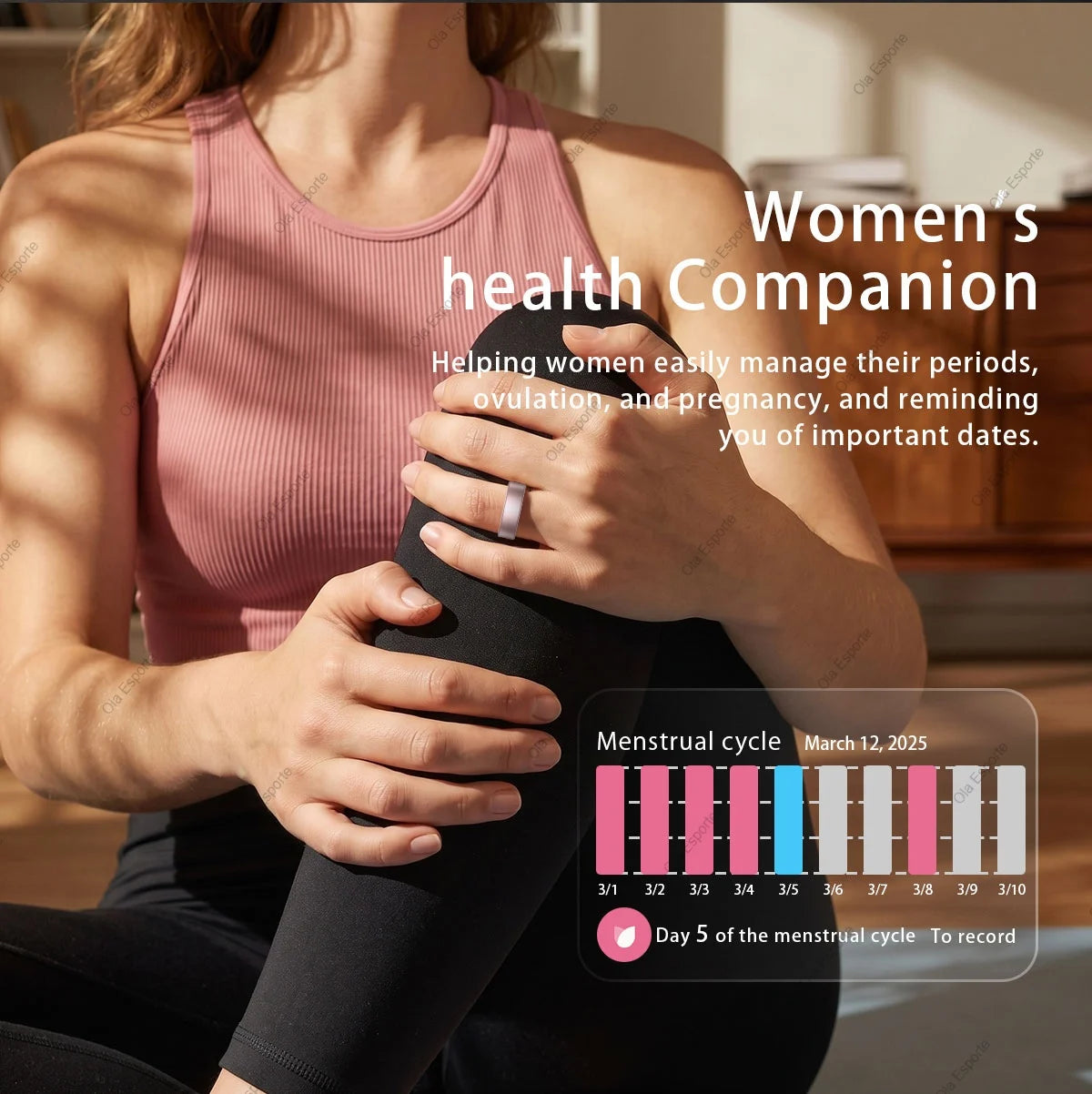 Smart Health Ring Sleep Tracker Fitness Monitor Heart Rate Activity Tracking Wellness Wearable smartring for Men Women Smartring R12