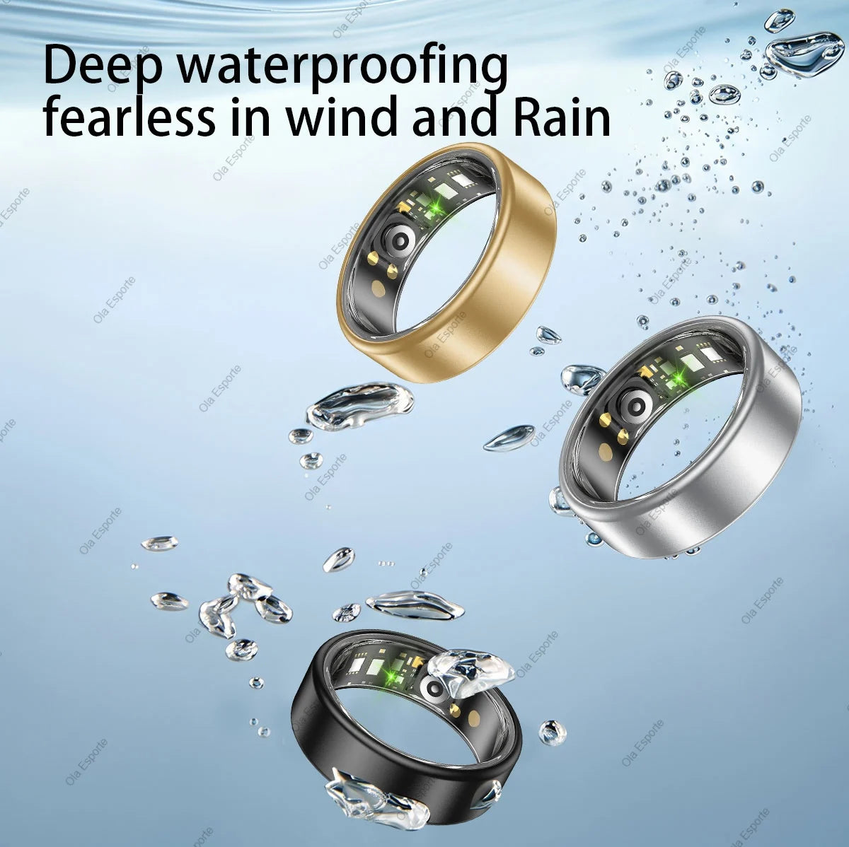 Smart Health Ring Sleep Tracker Fitness Monitor Heart Rate Activity Tracking Wellness Wearable smartring for Men Women Smartring R12