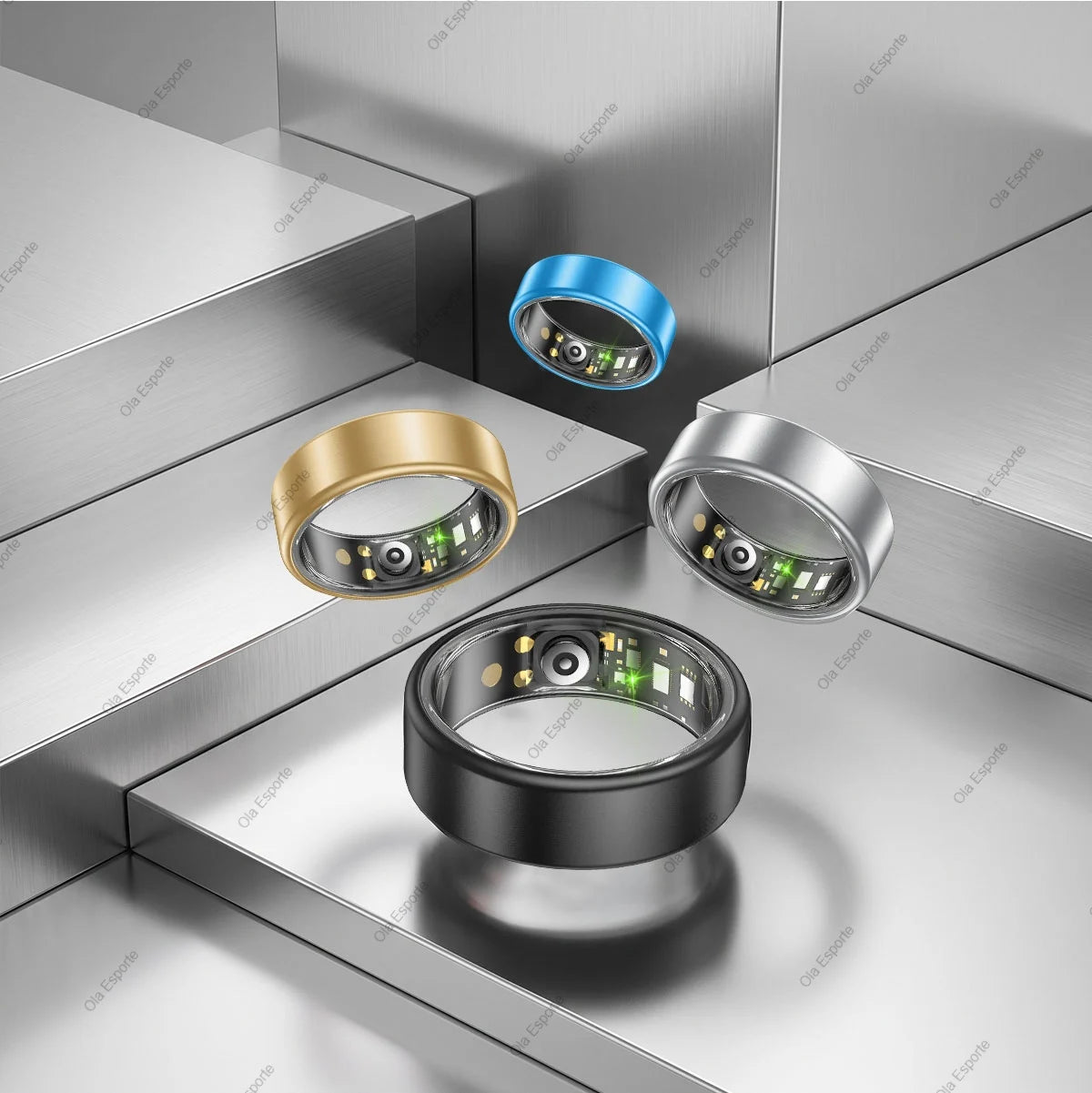 Smart Health Ring Sleep Tracker Fitness Monitor Heart Rate Activity Tracking Wellness Wearable smartring for Men Women Smartring R12
