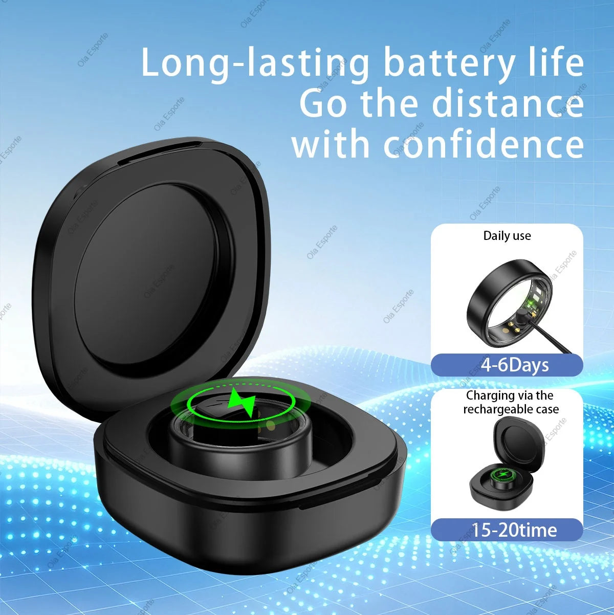 Smart Health Ring Sleep Tracker Fitness Monitor Heart Rate Activity Tracking Wellness Wearable smartring for Men Women Smartring R12