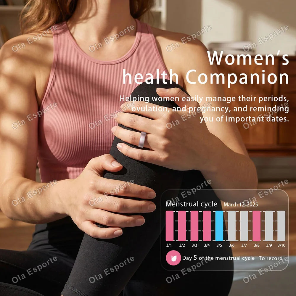 Smart Health Ring Sleep Tracker Fitness Monitor Heart Rate Activity Tracking Wellness Wearable smartring for Men Women Smartring R12